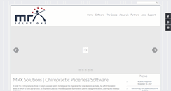 Desktop Screenshot of mrxsolutions.com