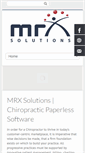 Mobile Screenshot of mrxsolutions.com